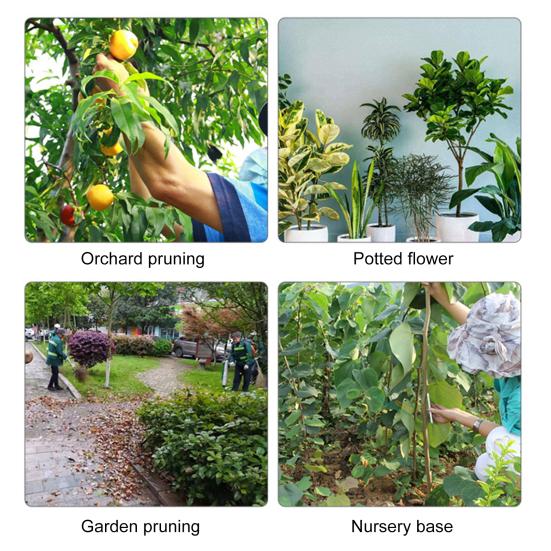 Секатор с ультра острыми лезвиями, эргономичной ручкой, предохранительным механизмом, многоцелевой ручной секатор, садовые ножницы