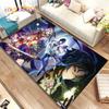 Genshin Impact Cartoon Game Area Rug, ковер для дома, гостиной, спальни, дивана, дверного коврика, кухонного декора, детский нескользящий напольный коврик