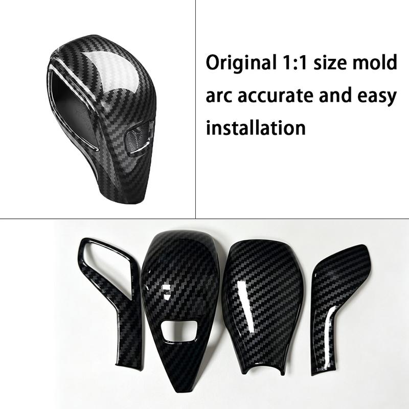Carbon Fiber Gear Shift Knob Cover Trim for BMW G20 G21 X3 G01 X4 G02 2022 G29 G22 G23 G26 F40 F44 G42 Car Styling Accessories