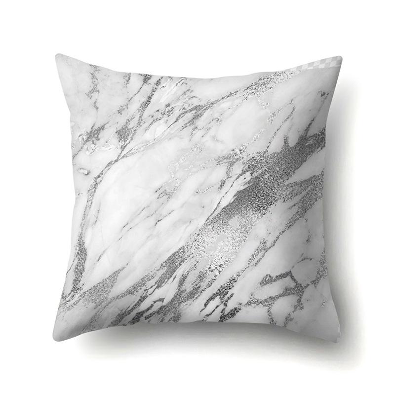 Polyester Pillow Case Automobile Decoration Home Printed Pillow Case Waist Cushion Cover Car Cushion Head Cushion Cover