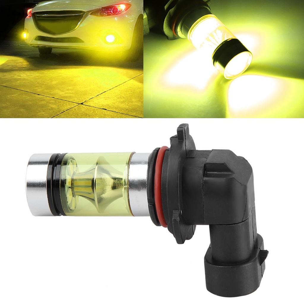 9006 HB4 Противотуманные фары 100 Вт 20 светодиодов Автомобильные дневные ходовые огни DRL Желтые