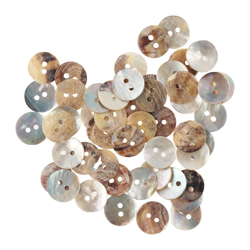 DIY Delicate Shirt Cardigan 2 Hole Sewing Accessories Apparel Decoration Shell Button Mother of Pearl