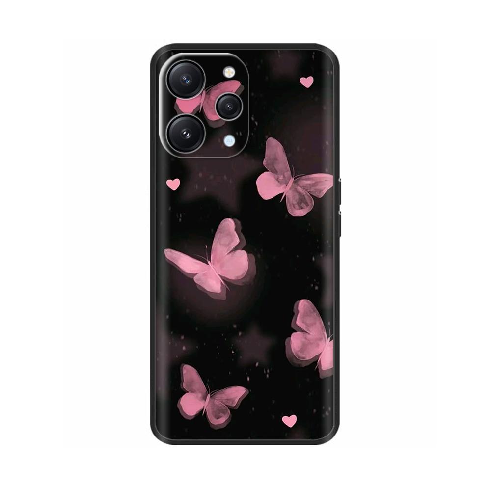 Shockproof Cover For Redmi 12 Case Animals Painted Soft Phone Back Cover For Xiaomi Redmi 12 4G 5G Redmi12 Cases Fundas Bumper
