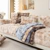 Winter Sofa Covers Towel Soft Plush Couch Cover For Living Room Bay Window Pad L-shaped Sofa Decor