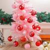 16pcs Shatterproof Christmas Painted Balls Pendant Plastic Merry Christmas Decor  Hotel Mall
