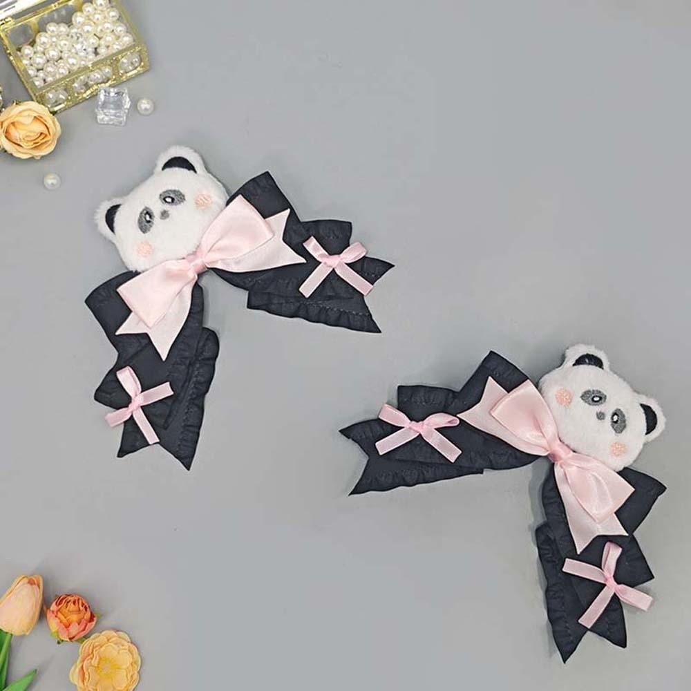 1 Pair Gothic Style Lolita Hair Clips Cartoon Animal Lolita Girls Barrettes Cosplay