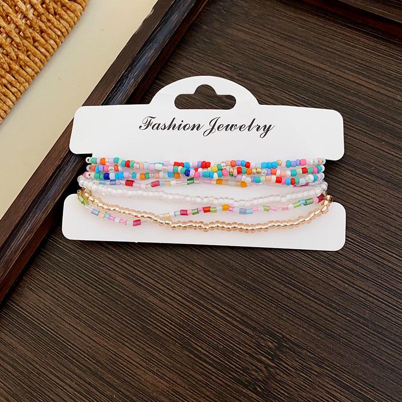 Богемный многослойный браслет Miyuki из бусин: Летние украшения в этническом стиле, легкие, роскошные, в стиле ретро.