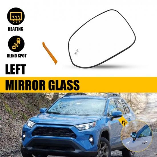 For -2024 Toyota RAV4 Hybrid Heated Mirror Glass W/ Blind Spot Left Driver