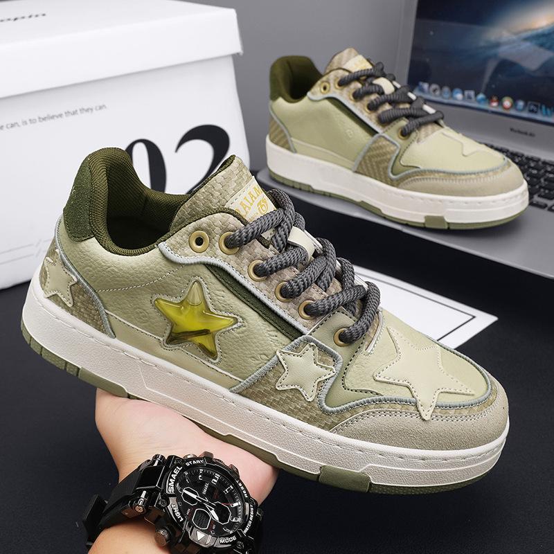 Мода Модная обувь для мужчин Теннис Ретро Звезда Панк Парная обувь Хип-хоп Скейтборд Обувь Мужские кроссовки Спорт на открытом воздухе Повседневные кроссовки