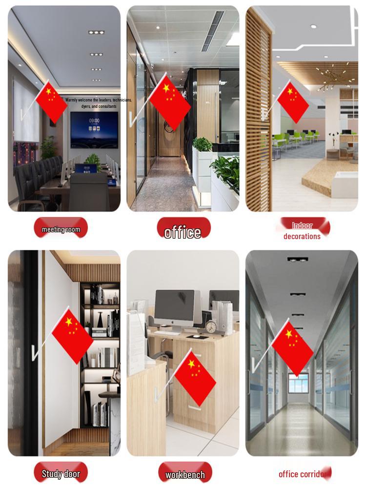 Маленькие красные флажки для украшения ко Дню Независимости: Устанавливается по диагонали для классных комнат, торговых центров, супермаркетов, офисов и входов в конференц-залы.