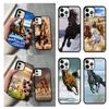 Чехол для телефона с изображением бегущих лошадей для iPhone 17 Air 13 12 14 15 16 Чехол для Apple 14 15 16 Pro Max Plus Coque