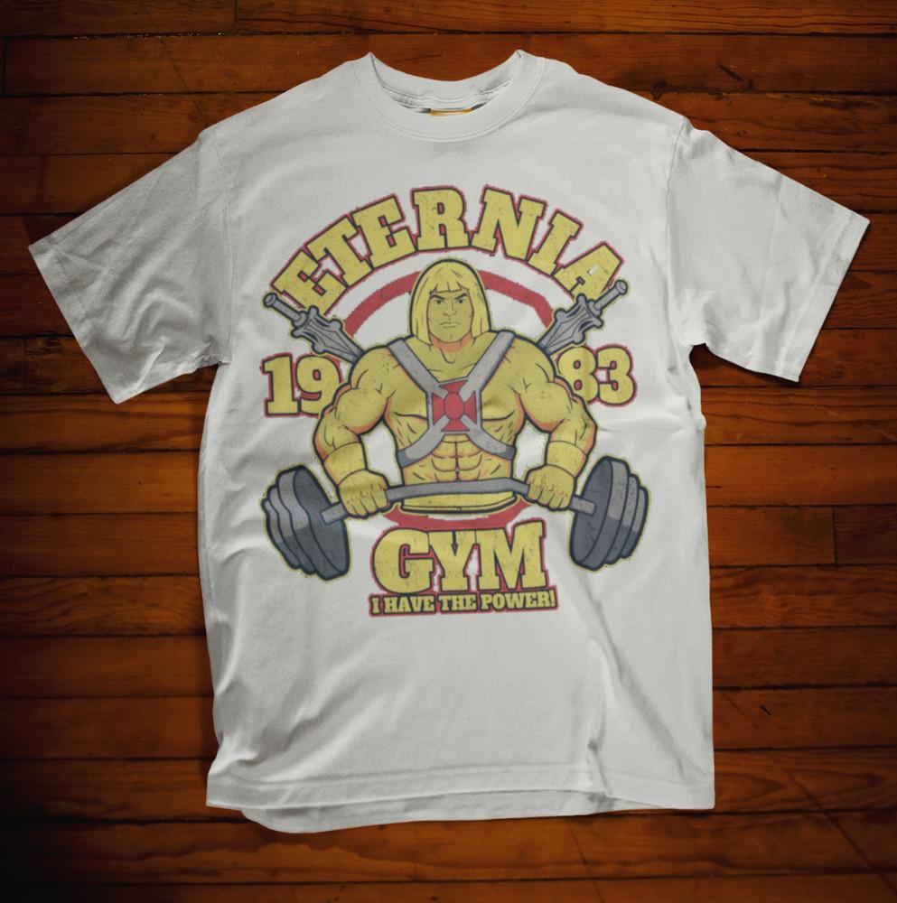 He Man T-Shirt Eternia Gym Power TV Skeletor Training 80s 90s Tee retro PRINCE Unisex T-Shirt