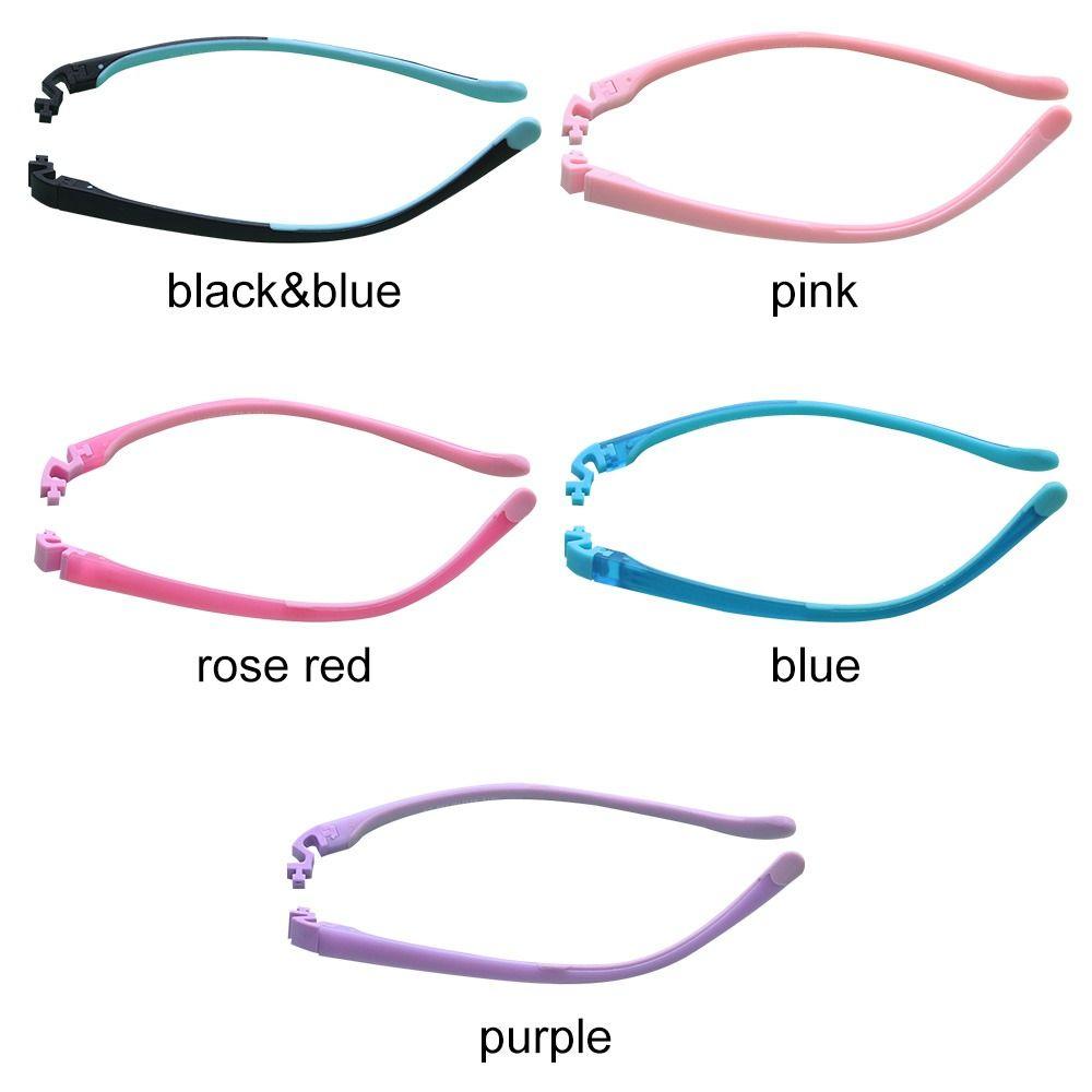 Силиконовые детские противоскользящие аксессуары для очков, сменная оправа для очков, сменная нога