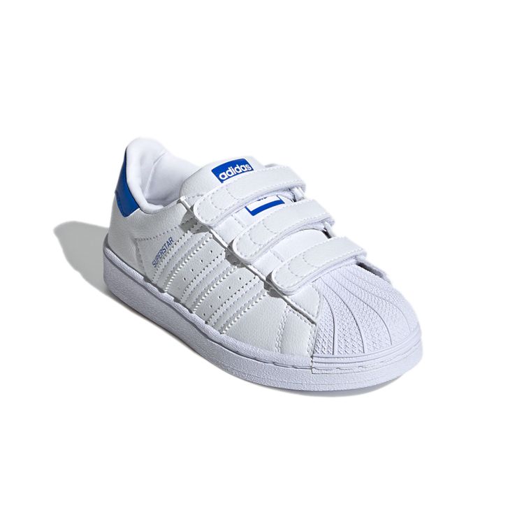adidas Оригинальные дышащие низкие кеды для скейтбординга Originals Cf Детские кроссовки Бело-синие FX7169