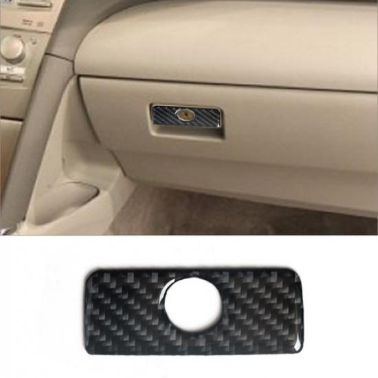Накладка на ручку перчаточного ящика из углеродного волокна для Toyota Camry 2007-2011