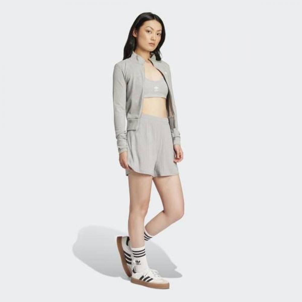 adidas Удобный базовый трикотажный топ на молнии с воротником-стойкой Jd5909