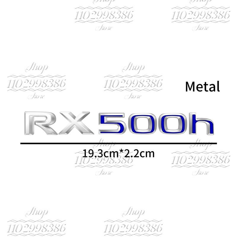 QMV5 Suitable for RX300, RX350, RX500h, RX450h, RX270, RX200t Lexus tail emblem decorative metal letter stickers