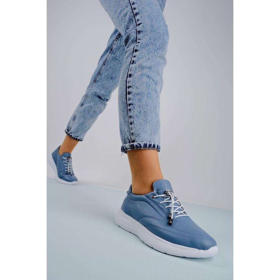 Женская повседневная обувь из натуральной кожи, кроссовки