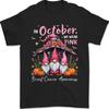 In October We Wear Pink Gnome Breast Cancer Awareness Unisex T-Shirt