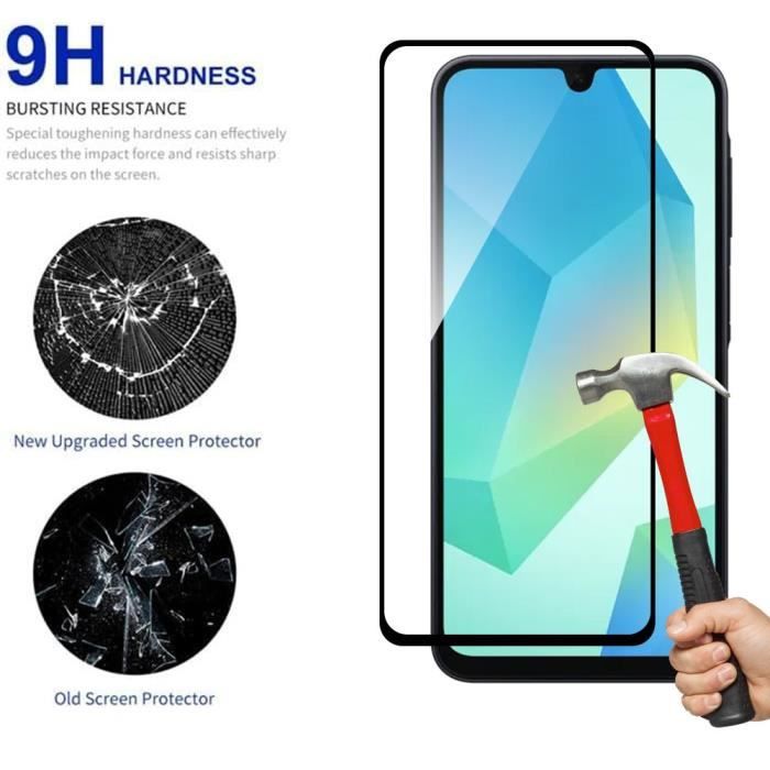 Protection d'écran - Booling - pour Samsung Galaxy A16 5G - Pack de 2 - Verre trempé - Antichoc