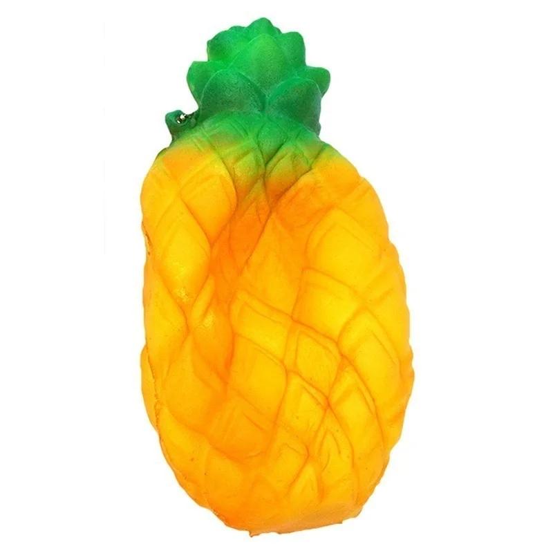 1 шт. Ананас 7 см Супер медленно поднимающийся Ароматизированный Фрукт Детская игрушка Веселая кукла Мялка Сенсорные игрушки Мячик для снятия стресса Игрушки для сжимания Антистресс-игрушка