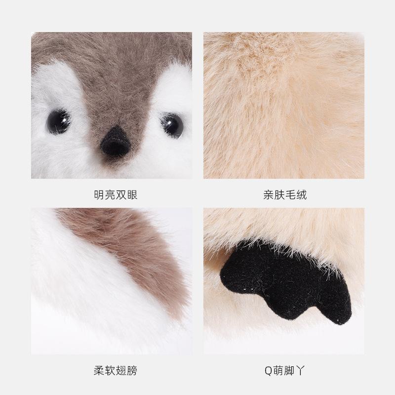 Karte Cartoon Penguin Image Cute Plush Toy Soft Comfortable Touch Doll Bedside Ornament Decoration Creative Peripheral Fun Gifts