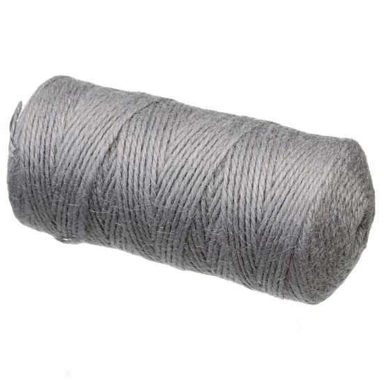 Yousheng 100 м/рулон 2 мм джутовый шпагат 3-слойный натуральный разрезаемый подарочная упаковка упаковка DIY ремесла проект подвесная бирка украшение пеньковая веревка