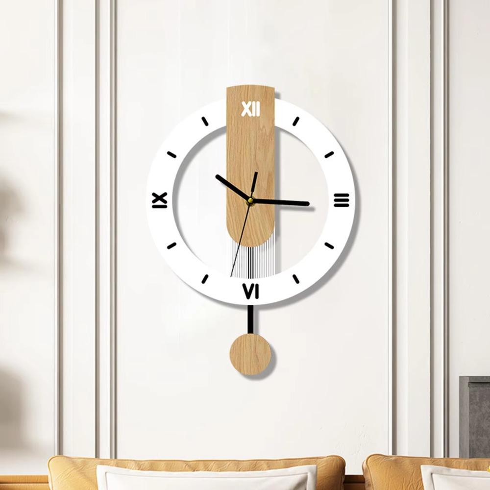 Acrylic Hanging Clock Minimalist Scale Clock Decorative Digital Wall Clock  Bedroom