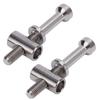 2pcs M5x40mm Ti Alloy Bike Seat Post Fixing Bolts Bike Seatpost Screws Cycling Accessories for Bike