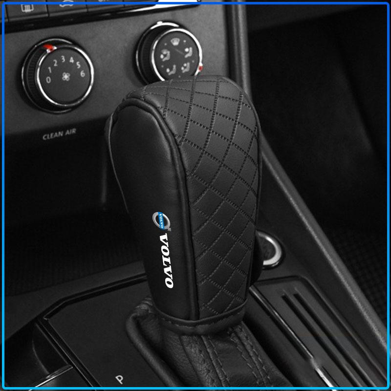 1PCS Car Gear Shift Handle Cover Shifter Protect Case sticker For Volvo Rdesign XC90 S60 XC60 V70 S80 S40 V50 V40 V60 C30 S70