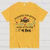 Probably Just Gonna Jingle Some Of The Way I’m Tired Cotton Summer Casual Cool Loose T-Shirt