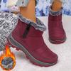 Fashion Snow Boots Women New Ladies Shoes Shoes Woman Flat Keep Warm Boots Ladies Casual Plush Botas Mujer Winter Shoes Women 3651