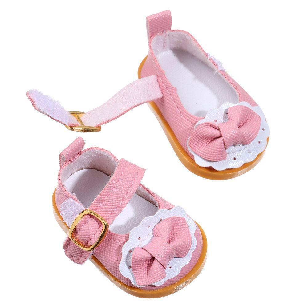 Toy 5cm for 14inch Doll Cotton Doll PU Leather Doll Boots Dolls Accessories Dolls Shoes Mini Shoes