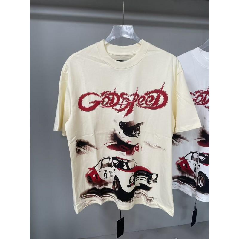 Mens Loose Fit Cotton Tee With Skull Graphic Print - Casual Streetwear Short Sleeve T-Shirt