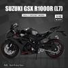 Модель Мотоцикла SUZUKI GSX R1000R Масштаб 1/12 Литая из Сплава Игрушка для Подарков Коллекций Декораций