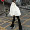 New Spring Autumn White Suit Jacket Women's Temperament Casual Loose Korean Small Suit Top