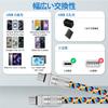 [AILKIN] USB Type-C To C Strap Type Cable 2 Roles In 1 65W/1.2M Type Cable Mobile Strap Handle Neck Strap iPhone 16 Cable Fall Prevention Loss
