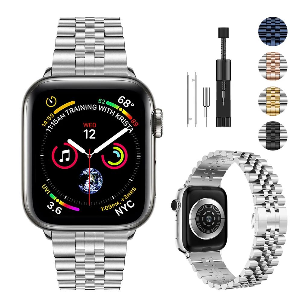 Металлический ремешок для Apple Watch Ultra 3 49 мм 111 10 9 8 7 6 5 4 SE 45 мм 41 мм 44 мм Браслет из нержавеющей стали iWatch 10 46 мм 42 мм Ремень