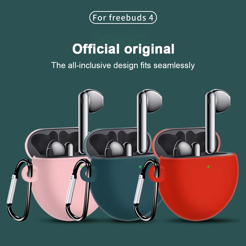 Силиконовый чехол для Huawei Freebuds 4 /4E ТПУ Bluetooth гарнитура Силиконовый защитный чехол для Freebuds 4
