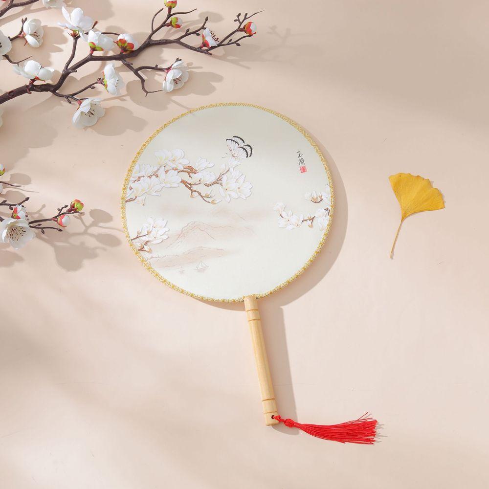 Украшения Домашний Декор Мастерство Круглый Веер Декоративные Веера Реквизит Для Фотосъемки Представление Ханьфу