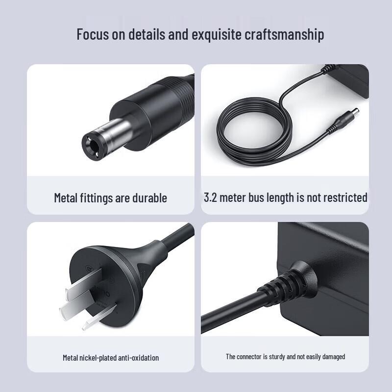 llano 5V 2A Universal Power Adapter with Round Connector