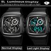Skmei Fashion Watches for Mens Waterproof Three Time Zones Analog Digital Display Alarm Clock Male LED Chronograph