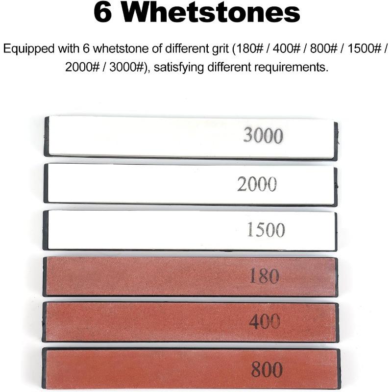 4pcs Knife Whetstone Wet Stone Sharpener Kits 120 Knife Sharpener For Sharpening Stones Sharpening Stone Whetstone 320 600 1500 Grit