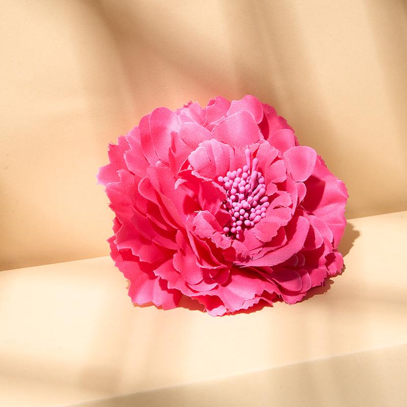 1 шт. брошь-булавка свадебный корсаж пляжный головной убор искусственный праздничный цветок пиона соломенная шляпа аксессуары заколка для волос