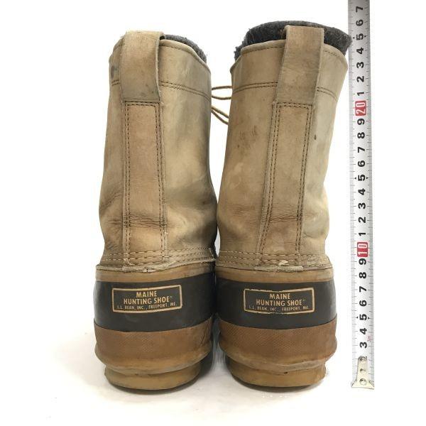 Кожаные охотничьи ботинки L.L.Bean 9 27 коричневые США 70-80-е?(ИСПОЛЬЗОВАЛ)
