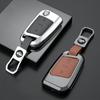 Zinc Alloy Car Key Cover For VW Volkswagen Magotan Passat B8 Skoda Superb Kodiaq A7 Smart Keychain Remote Fob Protector Case
