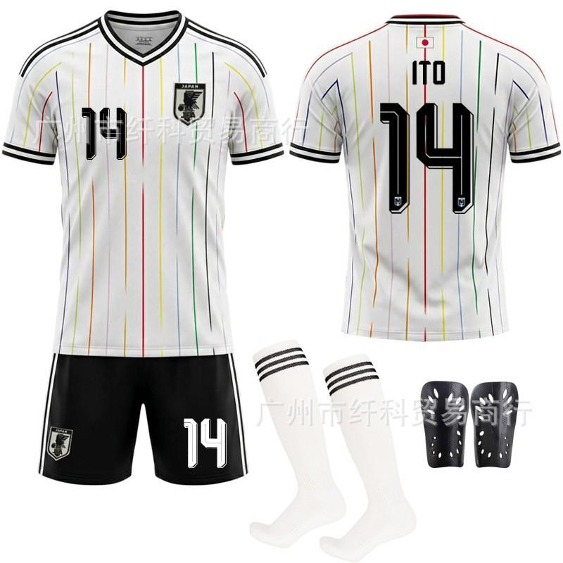 Japan 2024 Away Jersey No. 9 Ueda Kisei No. 20 Kubo Kenhide World Cup National Team Football Shirt Breathable Quick-Dry Adult Soccer Jersey