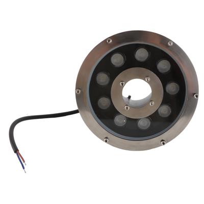 Светодиодный фонтанный светильник из нержавеющей стали, высокой яркости, погружной, подводный, ландшафтный прожектор, белый