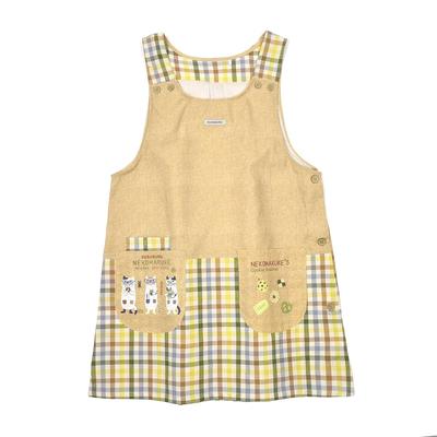 Фартук с боковыми пуговицами A la carte Фартук с боковыми пуговицами 258549 Бежевый [Kusuguru Japan] M-L