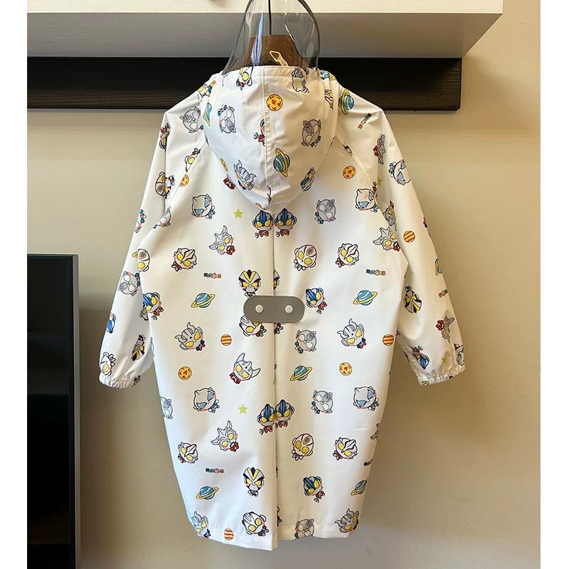 New 2026 Japanese-Style Thin Quick-Dry Breathable Children's Raincoat for Boys and Girls, Waterproof Rain Poncho for Kindergarten and Elementary